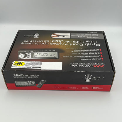 XM Commander Satellite Radio Tuner System Untested in Original Box