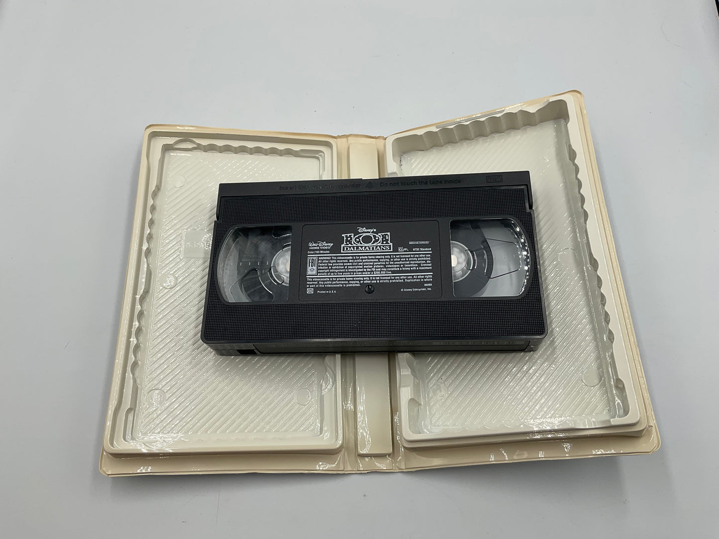 Disney’s 101 Dalmatians Live-Action VHS Tape Starring Glenn Close