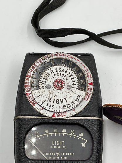 General Electric Vintage Light Exposure Meter untested 1950's
