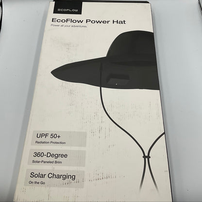 Eco flow Power Hat Solar Charging Wide Brim UPF50 Plus