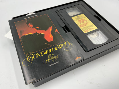 Gone With the Wind 50th Annivwesary VHS Box Set 1989 COA Program Limited