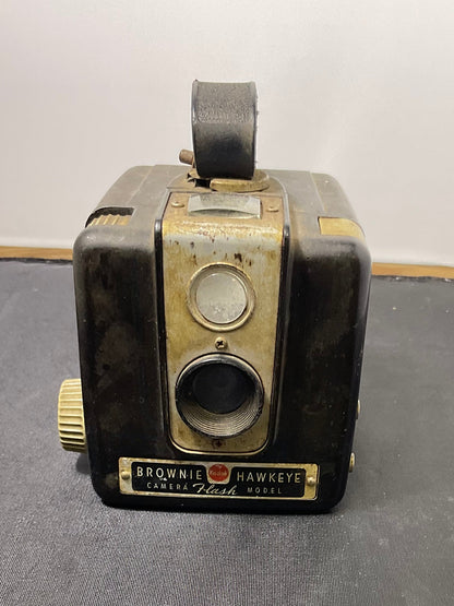 Vintage 1949-1961 Kodak Brownie Hawkeye Camera Untested