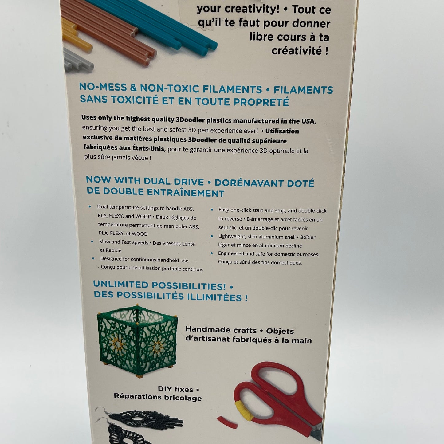 3Doodler create+ 3D Printing Pen with Bundle of Plastic Refills