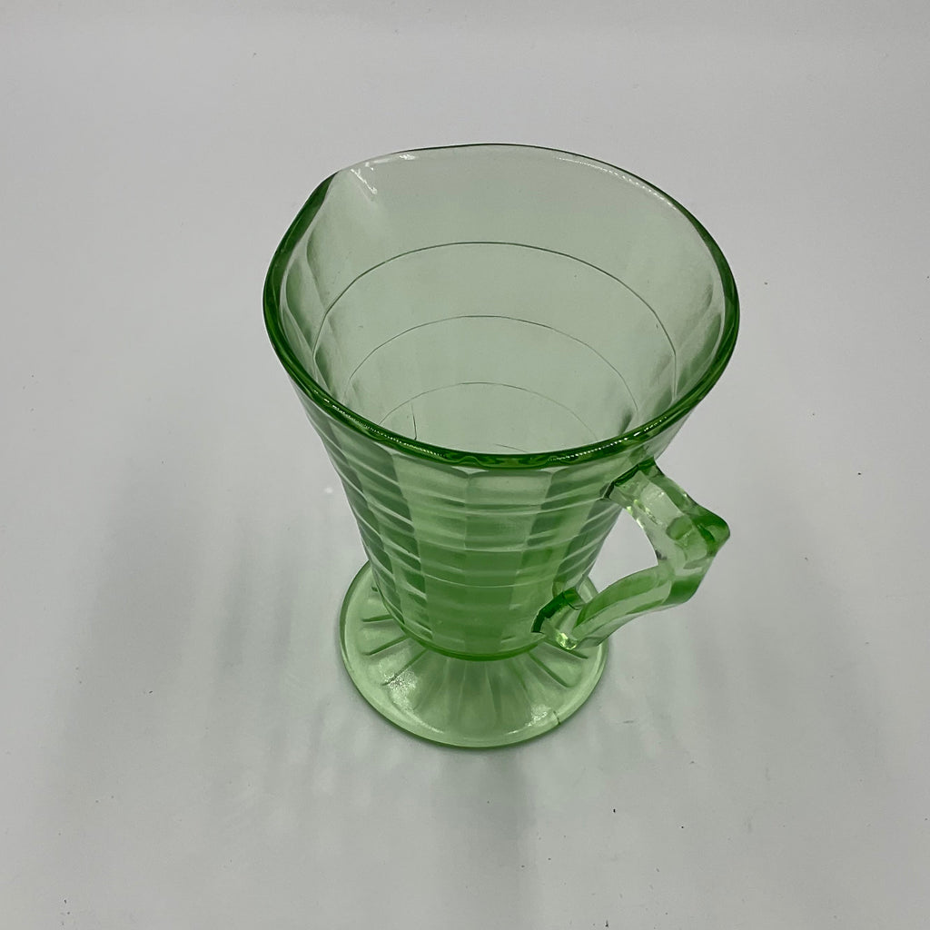 Green Depression Vintage Creamer Pitcher