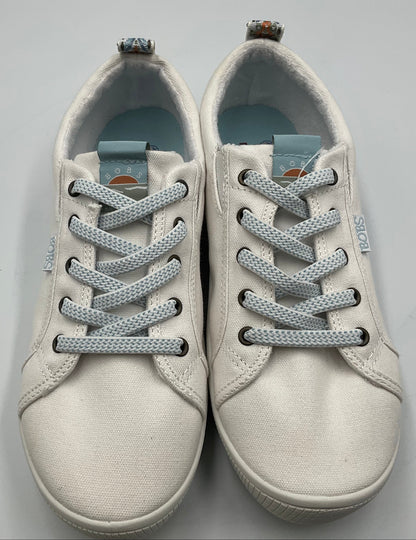 Skechers BOBS B Extra Cute Woman's Size 8 White Memory Foam Sneakers 113323