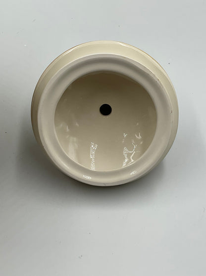 Noble Excellence Meritage Large Grape Vine Ceramic Canister w/ Lid 12.375"