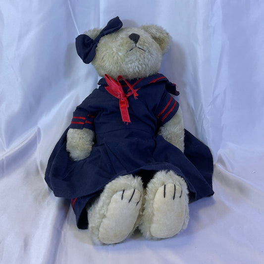 Boyds Bears Buffington Blue Red Sailor Dress and Pants Teddy Bear