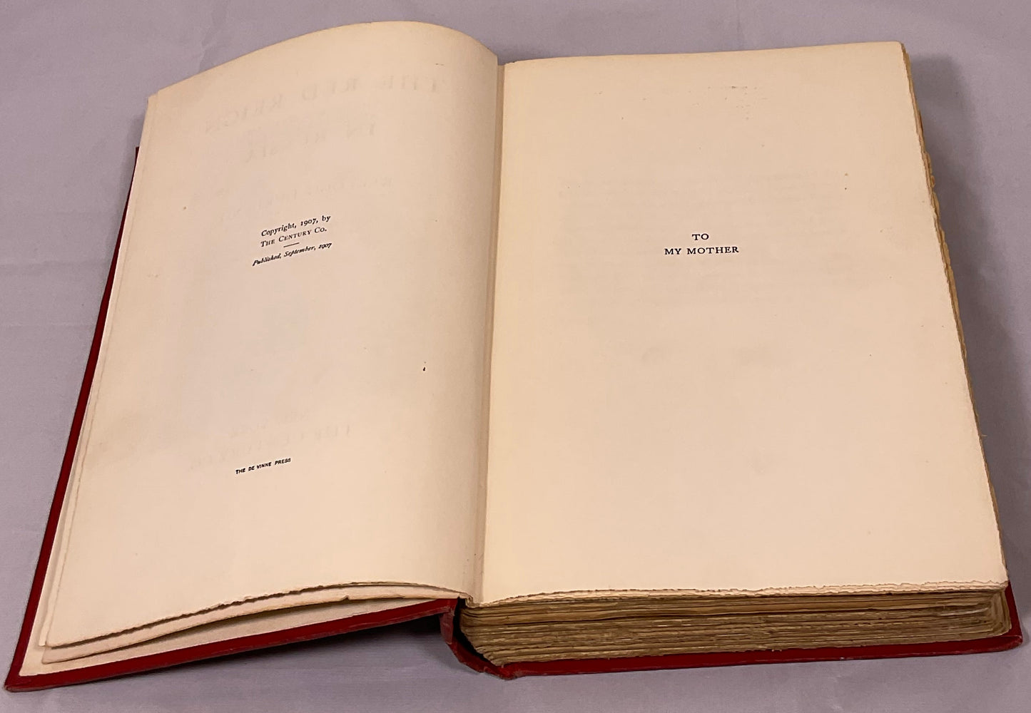 The Red Reign In Russia Antique Vintage 1907 Hardcover Book Kellogg Durland The Century Copy De Vinne Press