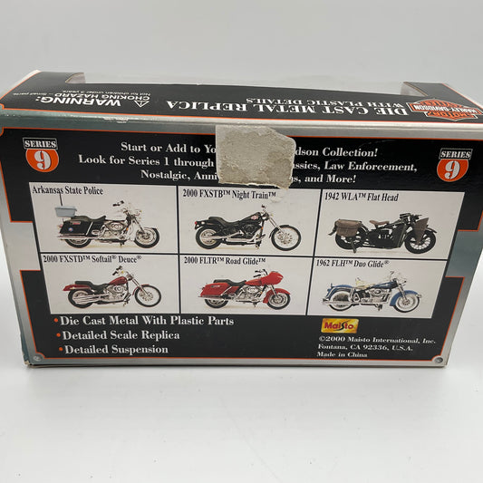 Harley Davidson 1:18 Die Cast Model Replica Series 9 in Original Box