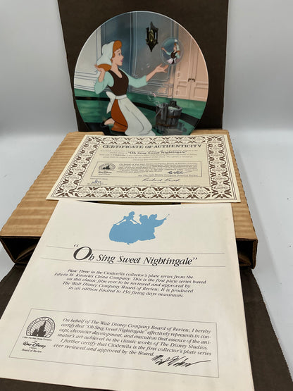 The Edwin M.Knowles China Co. Oh Sing Sweet Nightingale Cinderella