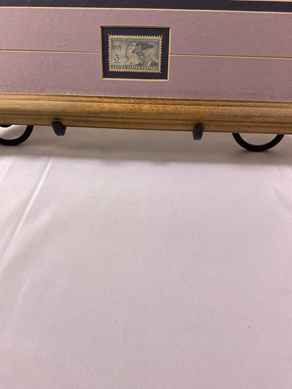 Mort Kunstler Picture Gunner and the Colonel with Confederate Veteran Stamp