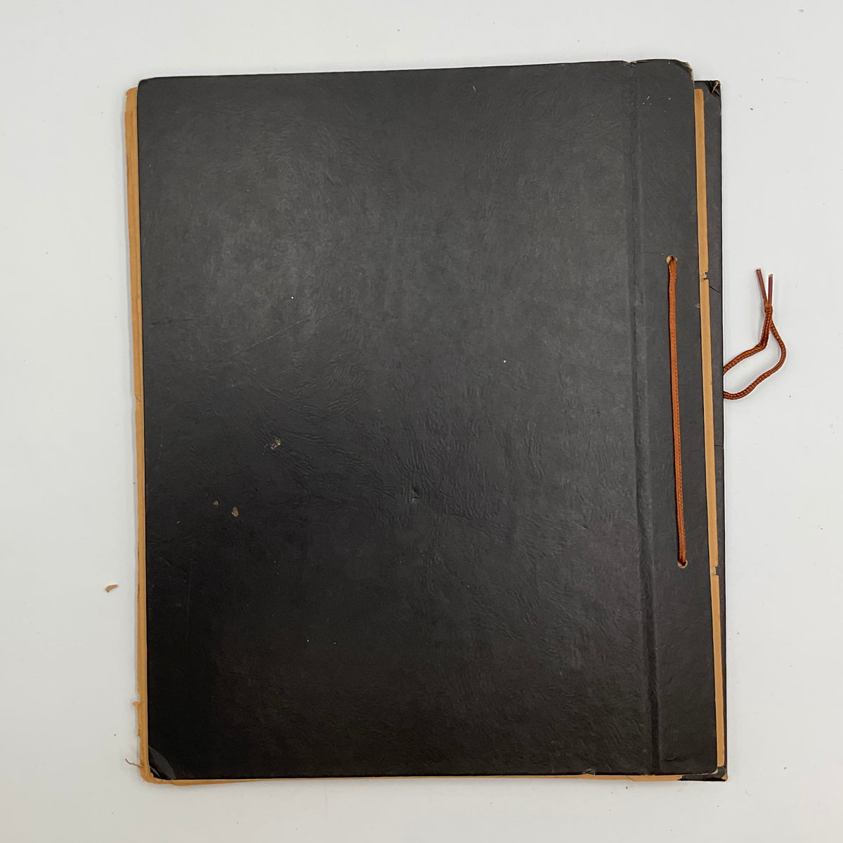 Vintage Black Scrapbook with Pictures