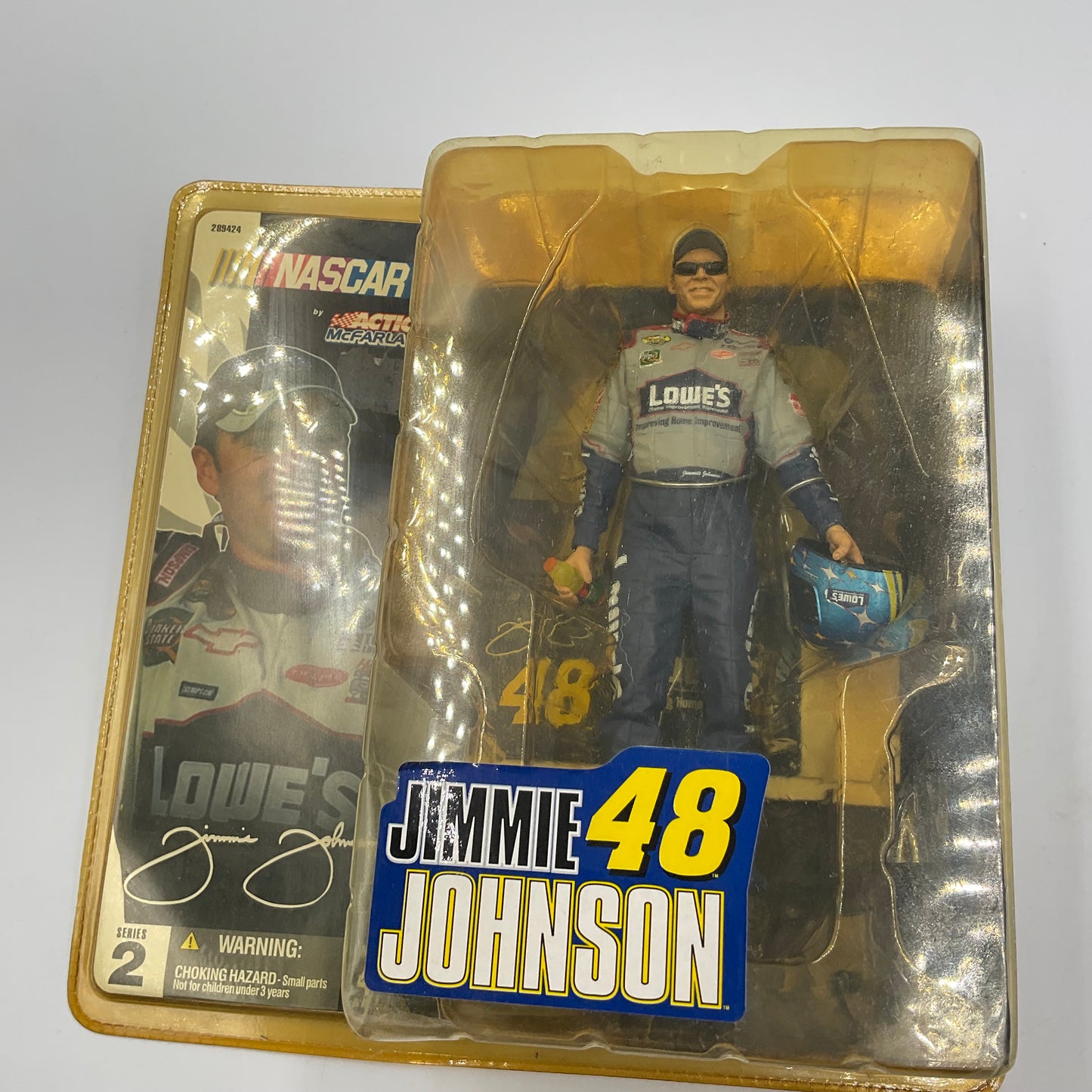 NASCAR Jimmie Johnson #48 Lowe’s  Action Figure Unopened