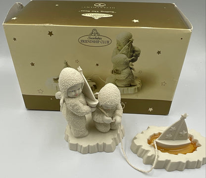 Department 56 Snowbabies Sailing The Seas Friendship Club Figurine Set w/ Box