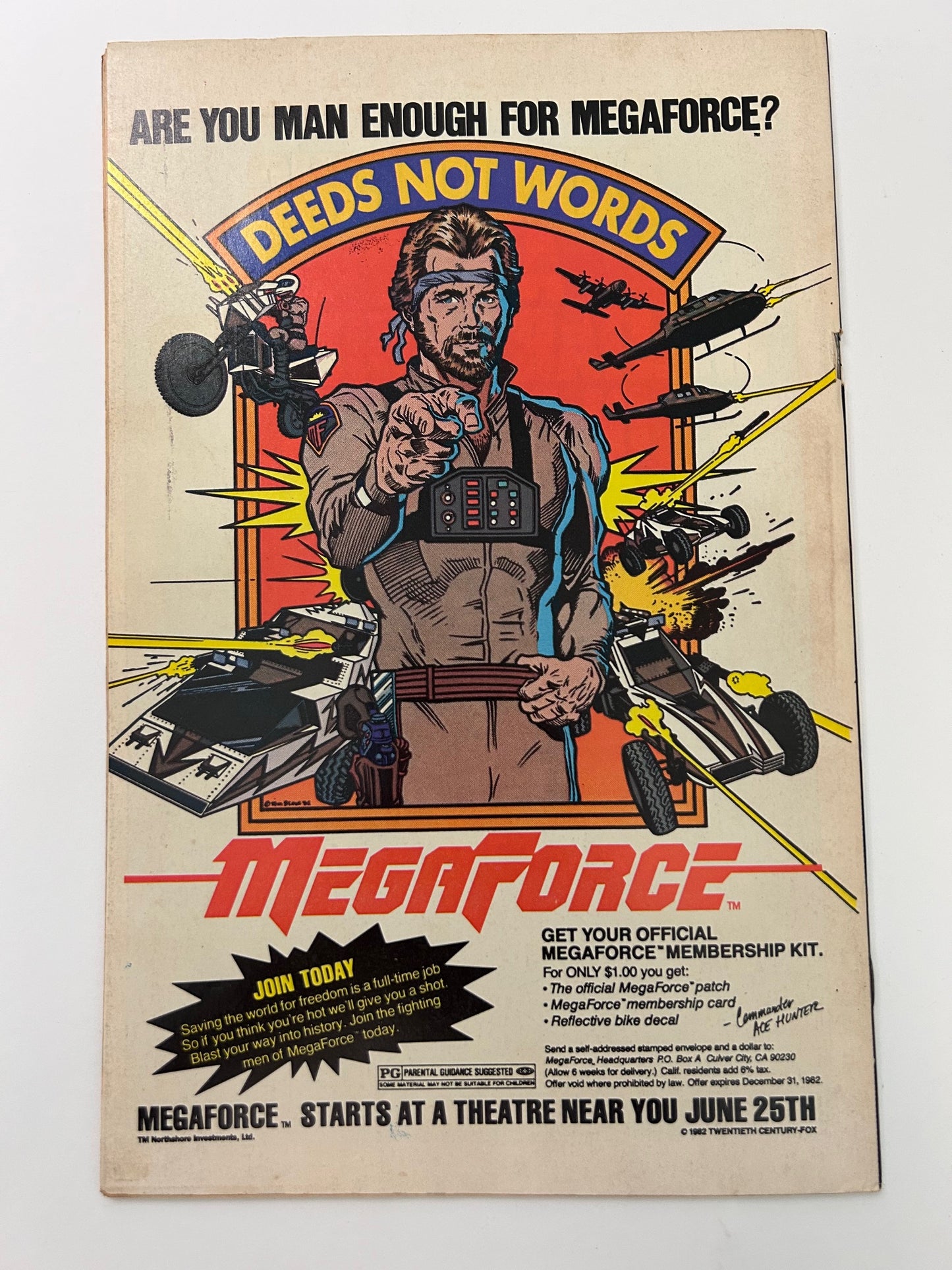 GI Joe A Real American Hero No. 3 Vintage 1982 Marvel Comics Comic Book #3