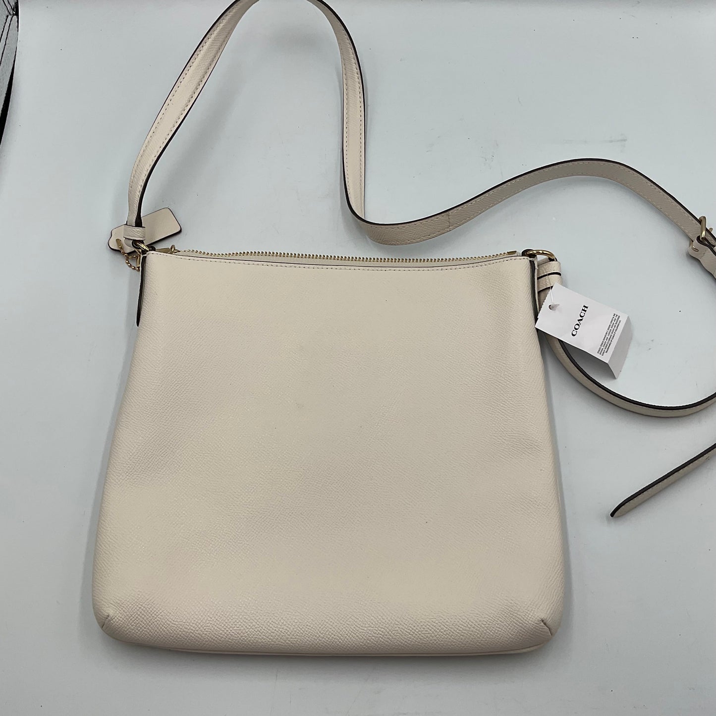 Coach Leather Rowan File Bag IM/Chalk Off White Crossbody New with Tags NWT