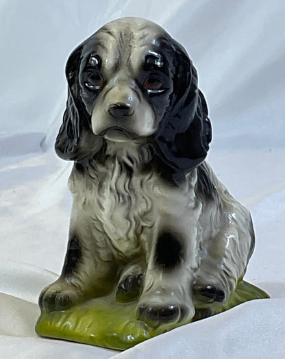 Enesco Vintage Cocker Spaniel Dog Porcelain Figurine Made in Japan