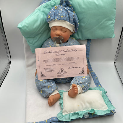 Lee Middleton “Starry Night” Lifelike Weighted Baby In Original Box