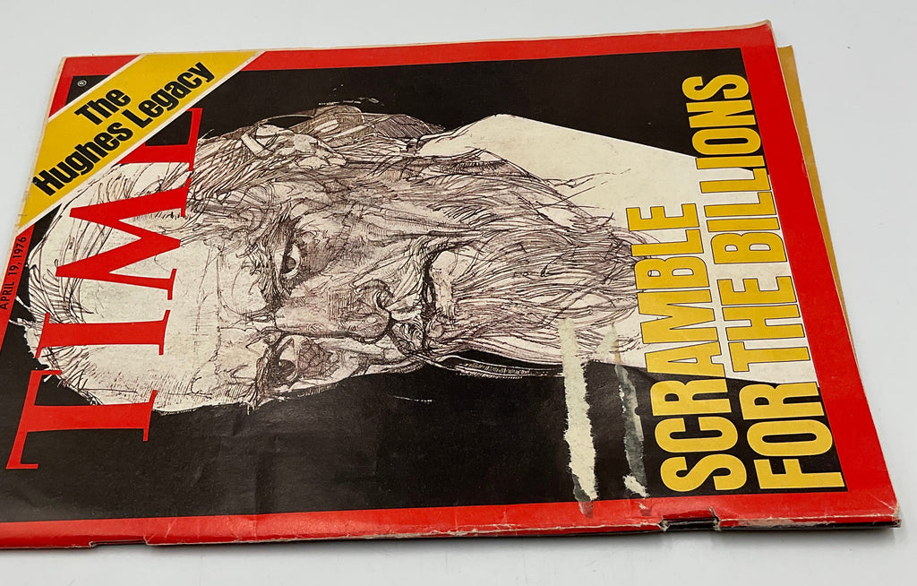 Time Magazine Vintage 1976 The Hughes Legacy Scramble for Billions