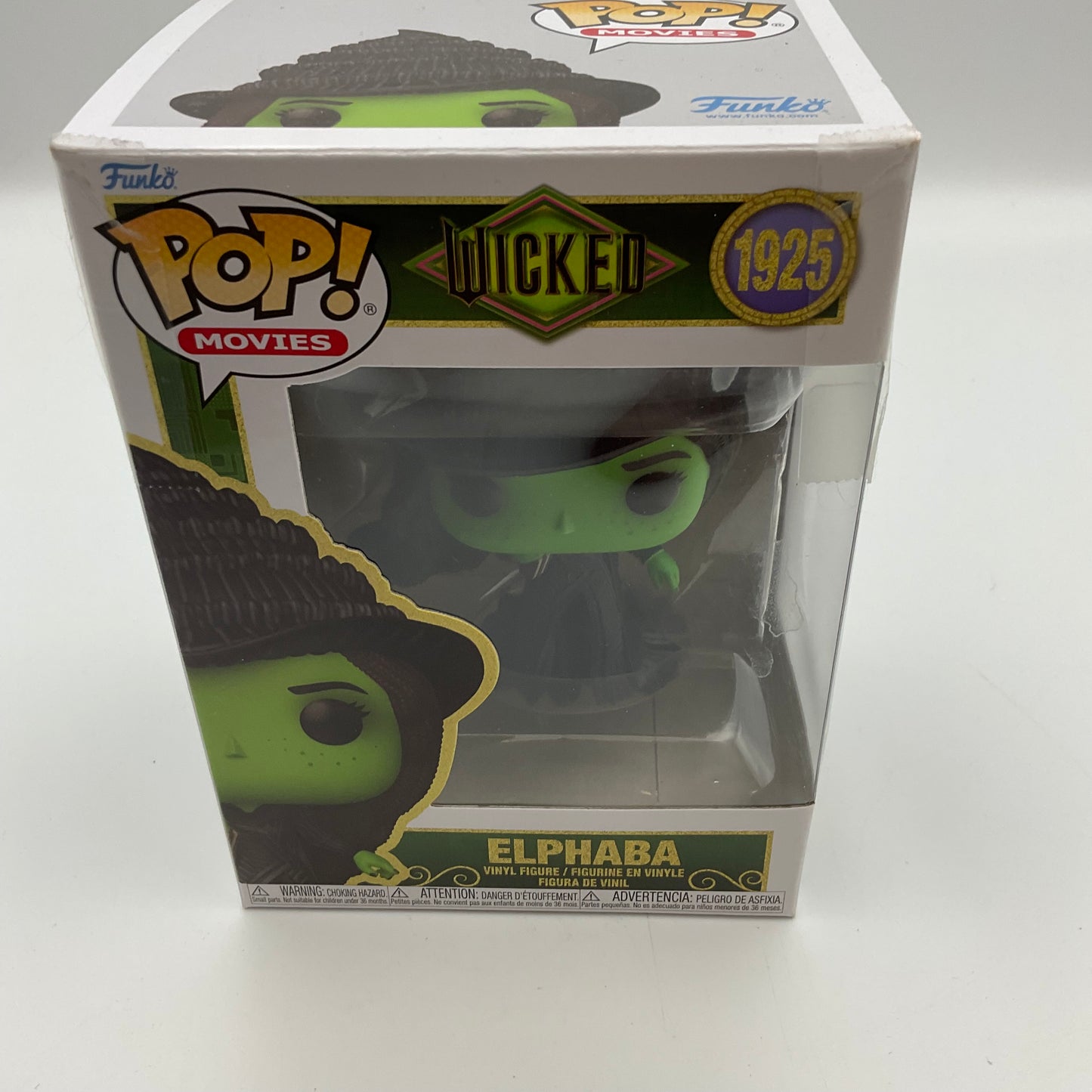 Elphaba Wicked Movie Funko Pop! #1925 Vinyl Figurine Minor Box Imperfections