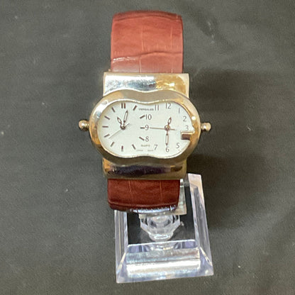 Versales Dual Timezone Analog Watch