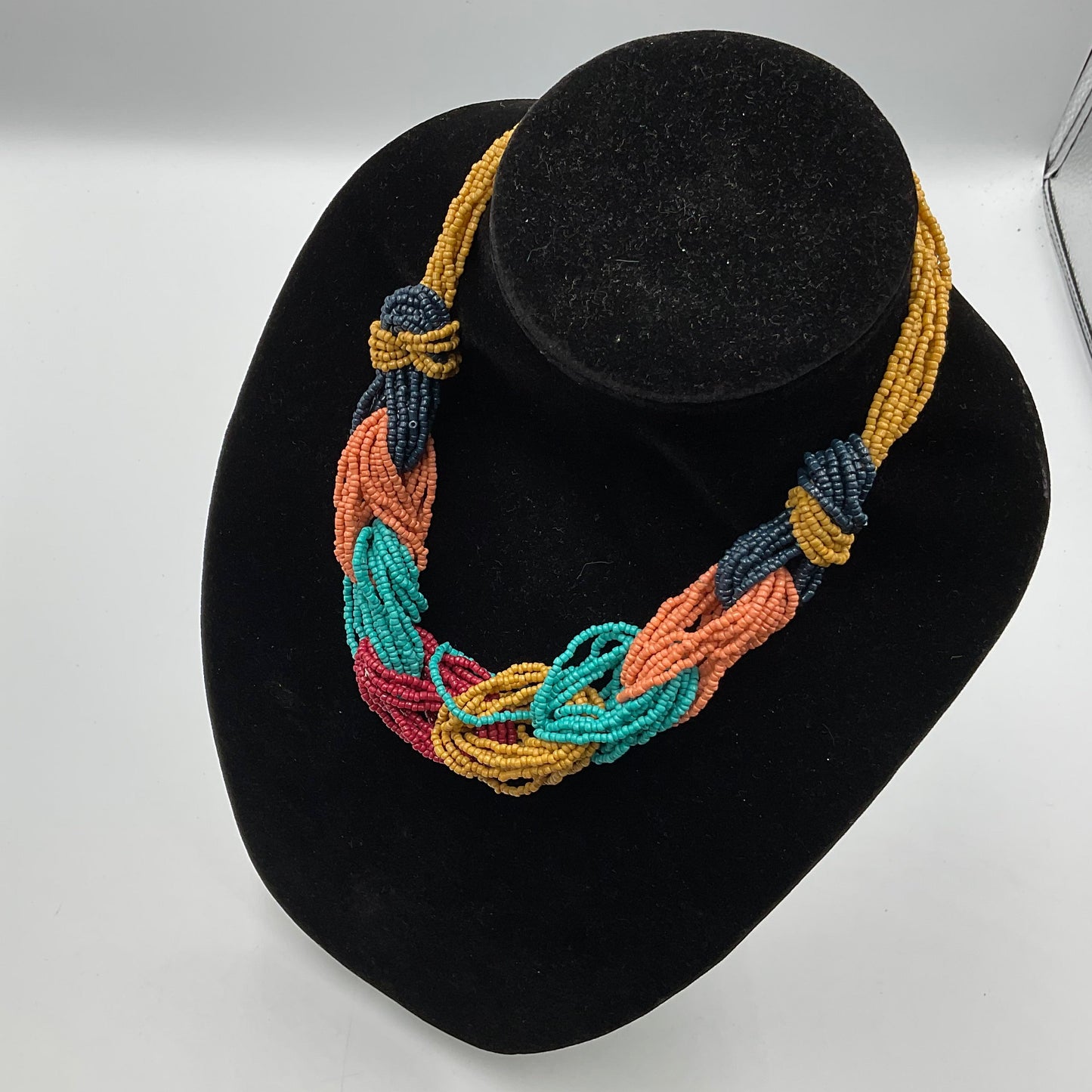 Multi Color Beaded Necklace