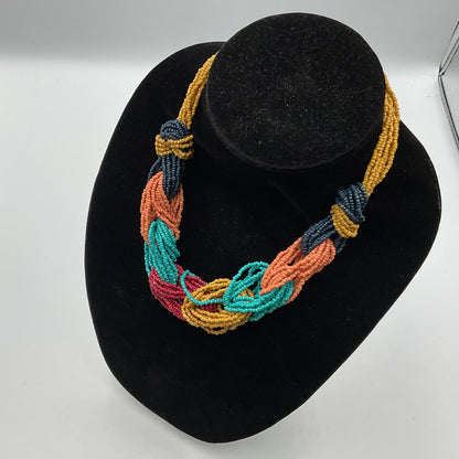 Multi Color Beaded Necklace