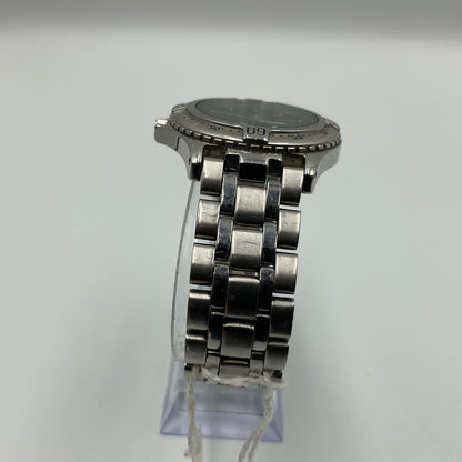 Fossil Blue AM-3198 Black/Silver Women's Watch New Battery