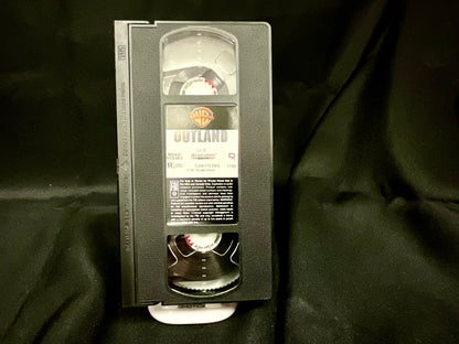 Outland Sean Connery Vintage 1981 VHS Video Tape Black and White Movie Film