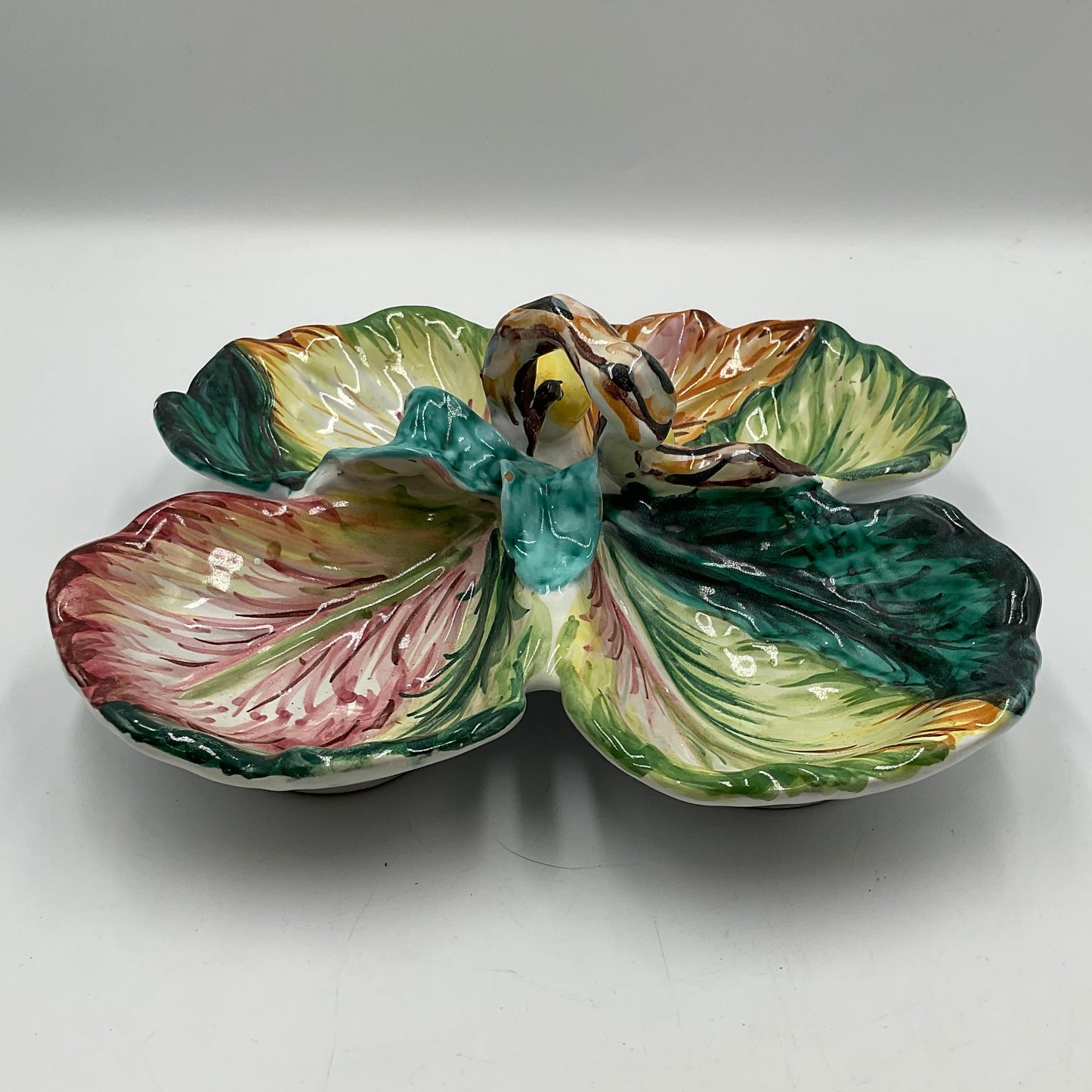 Majolica-Style Serving Dish