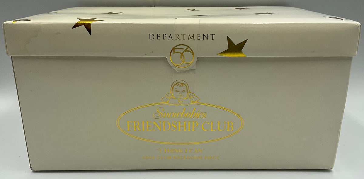 Department 56 Snowbabies “I Think I Can” Figurine. Retired 56.69052 2001
