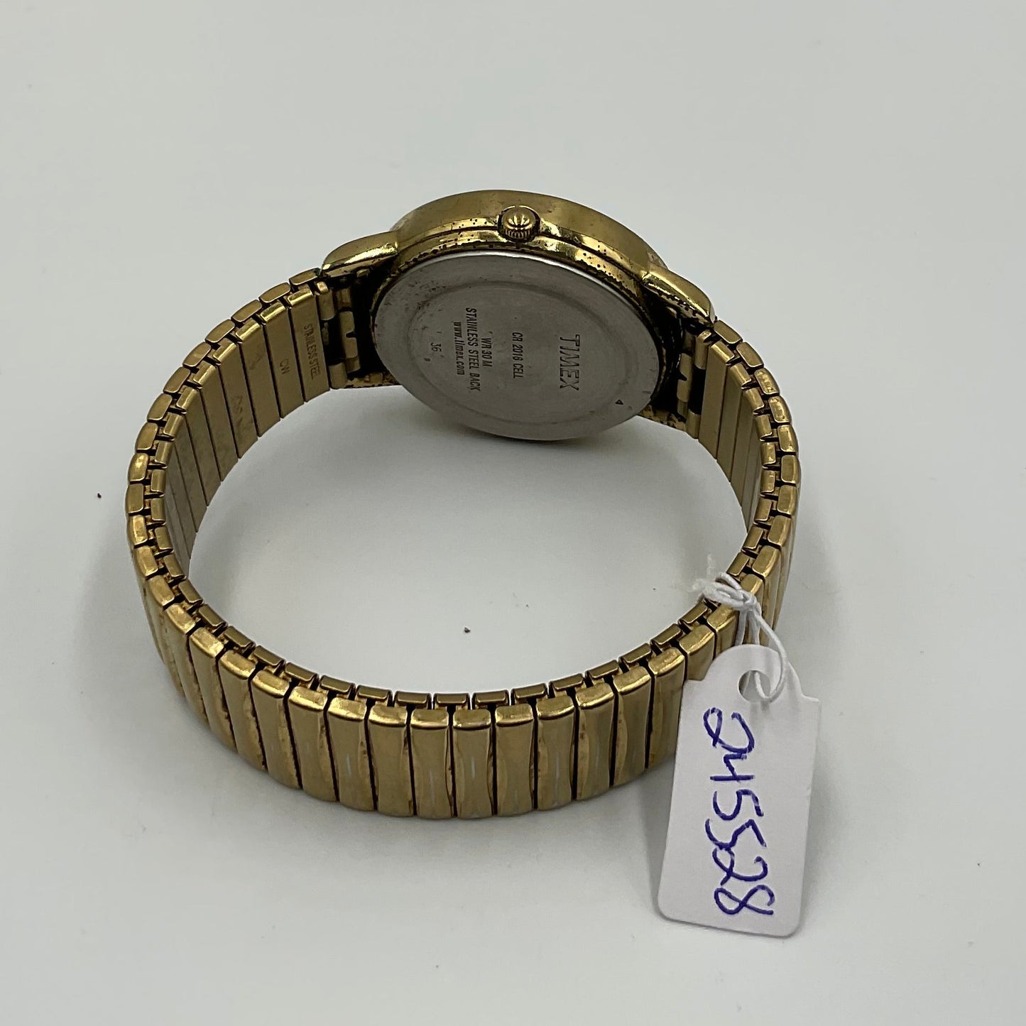 Timex Indiglo Vintage Gold Tone Calander Watch