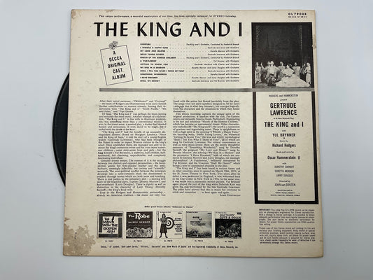 Vintage Decca DL 79008 The King and I orginal cast LP Yul Brynner