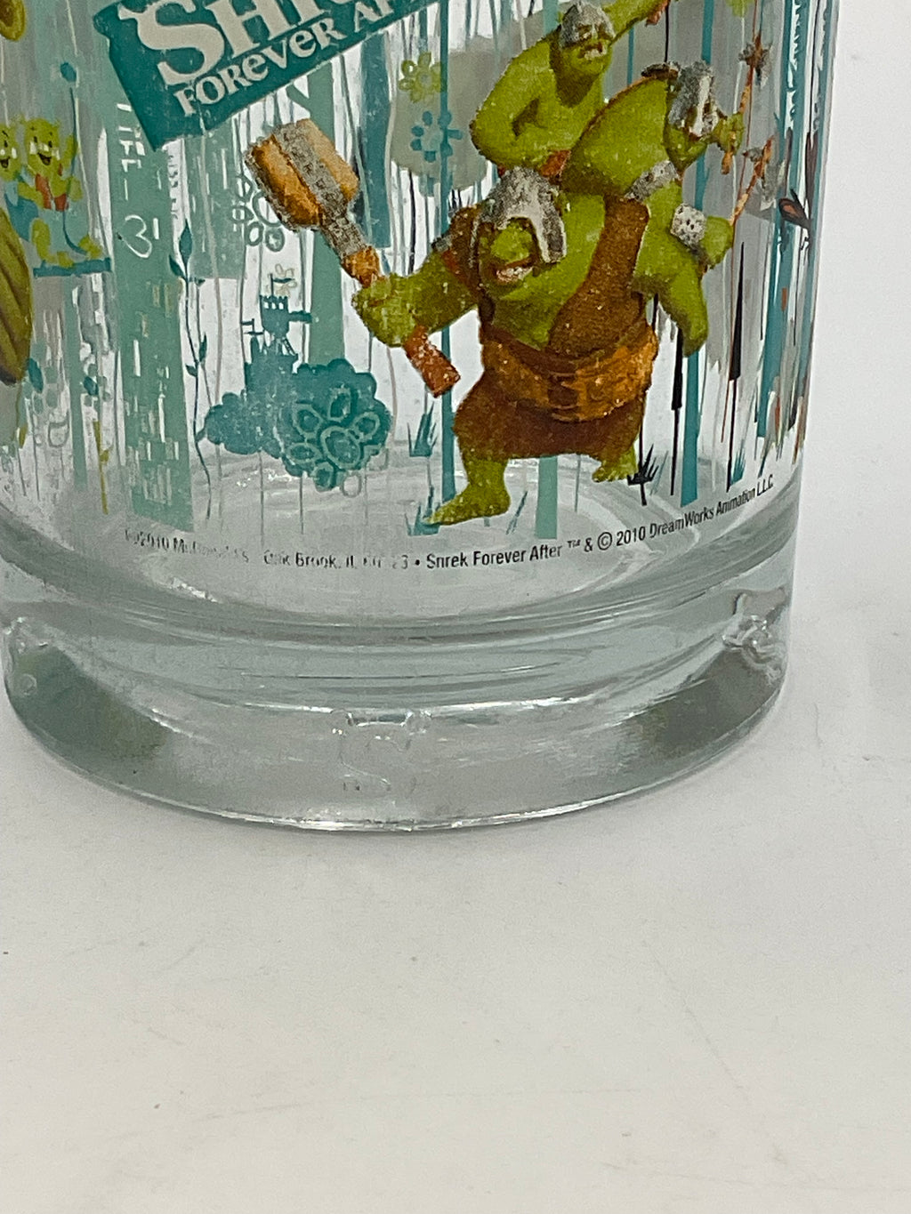 2010 McDonald's Shrek Forever After Promotional Glass Tumbler (Princess Fiona Edition)