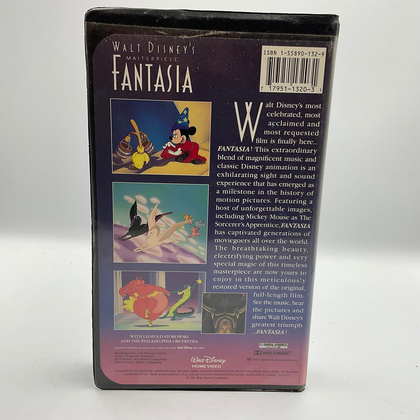 Walt Disney’s Fantasia VHS Tape