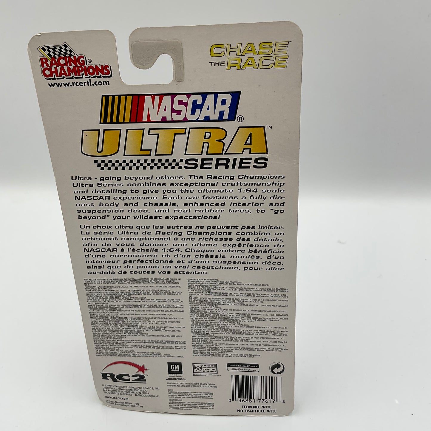NASCAR Ultra Series #87 Kyle Busch Chase The Race Die-Cast Replica