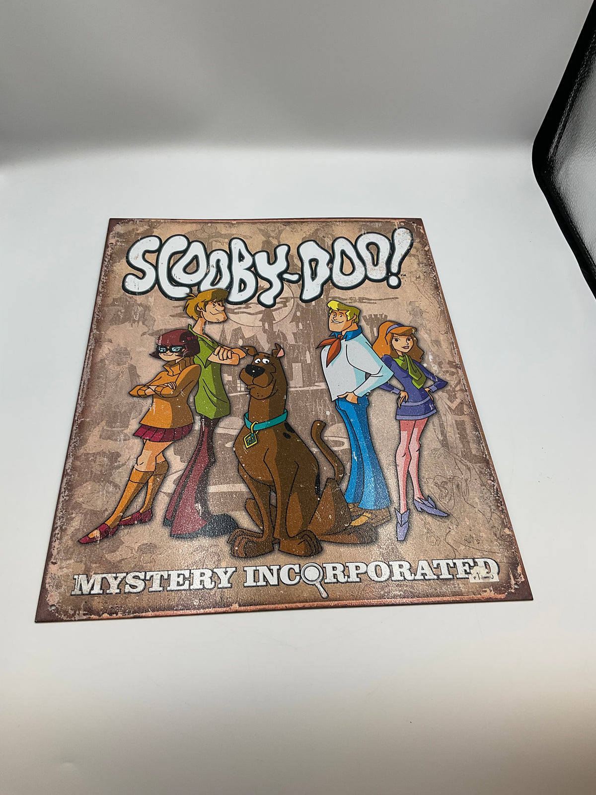 Scooby-Doo Mystery Incorporated Metal Tin Sign Retro Cartoon Wall Decor