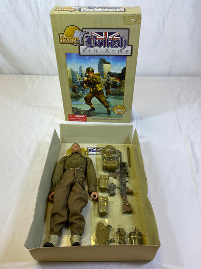 The Ultimate Soldier British World War 2 WWII 8th Army Soldier Collectible Action Figure New in Original Box