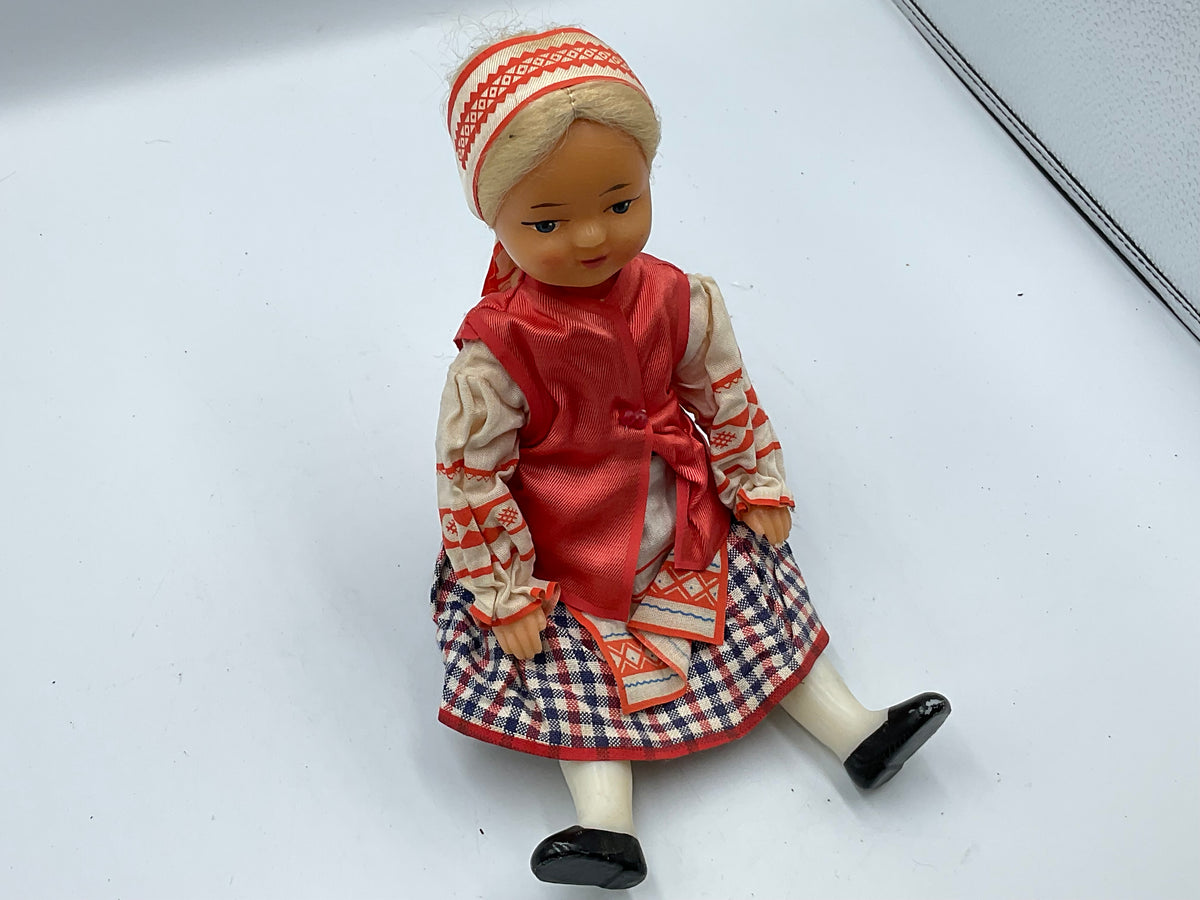 Vintage Soviet-Era (USSR) Ethnic Souvenir Doll