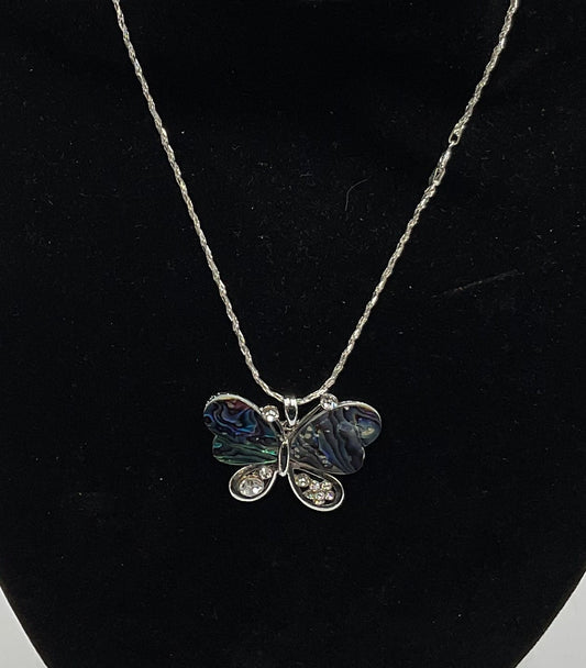 Butterfly Pendant Chain Necklace