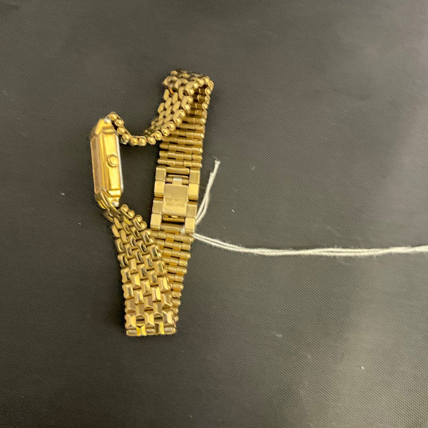 Bulova Gold Plated Rectangular Quartz Watch