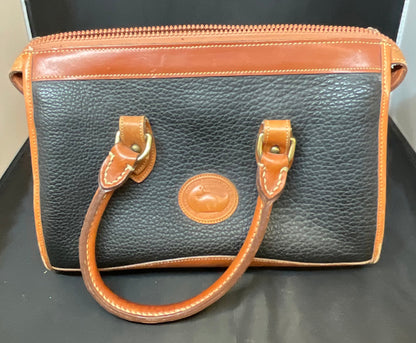 Dooney & Bourke Vintage All Weather Leather Two-Tone Tote Handbag