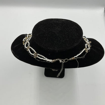 White/Gold/Black Design Chain Necklace