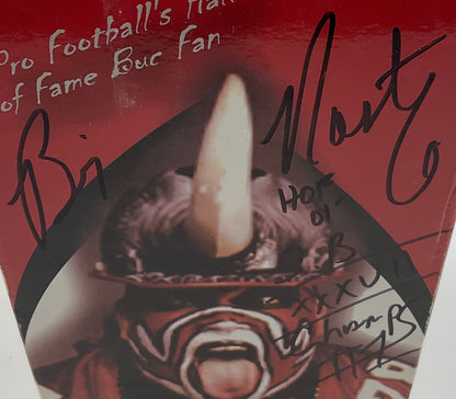 Autograph NFL Tampa Bay Buccaneers Fan The Big Nasty Bobble Head Signed
