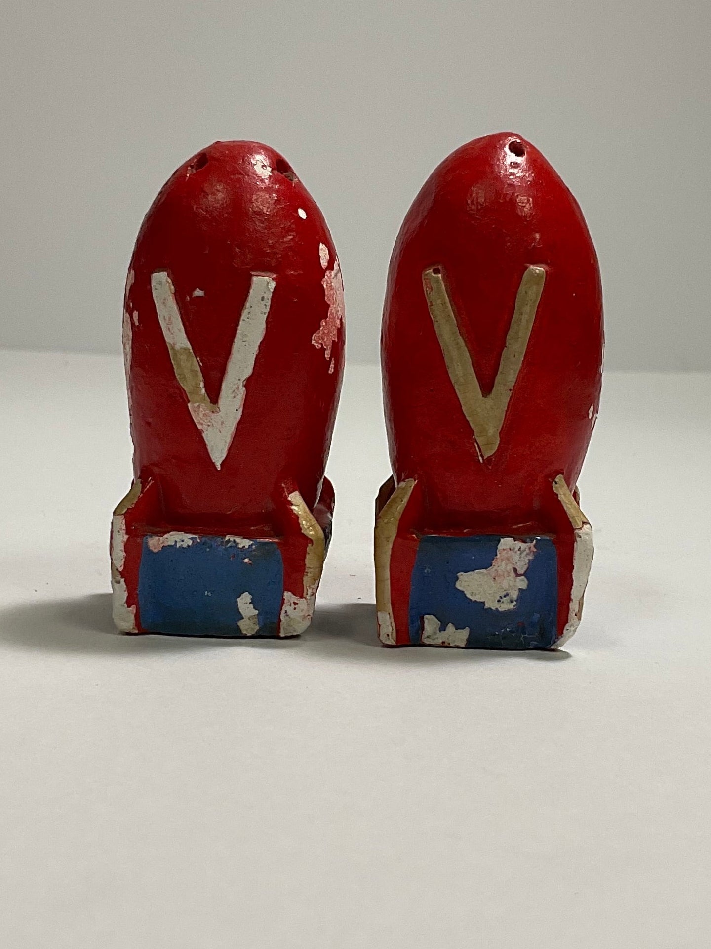 WW2 Victory Bomb Salt and Pepper Shakers