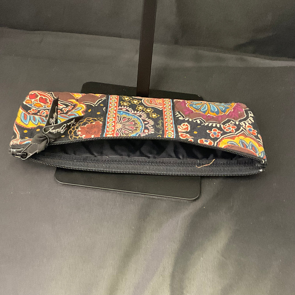 Vera Bradley Brown Floral Design Organizer Wallet