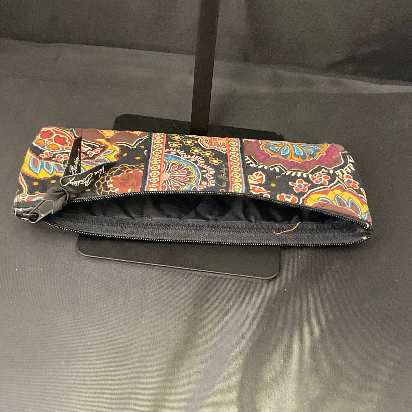 Vera Bradley Brown Floral Design Organizer Wallet