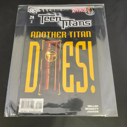 Teen Titans Another Titan Dies! #74 2011