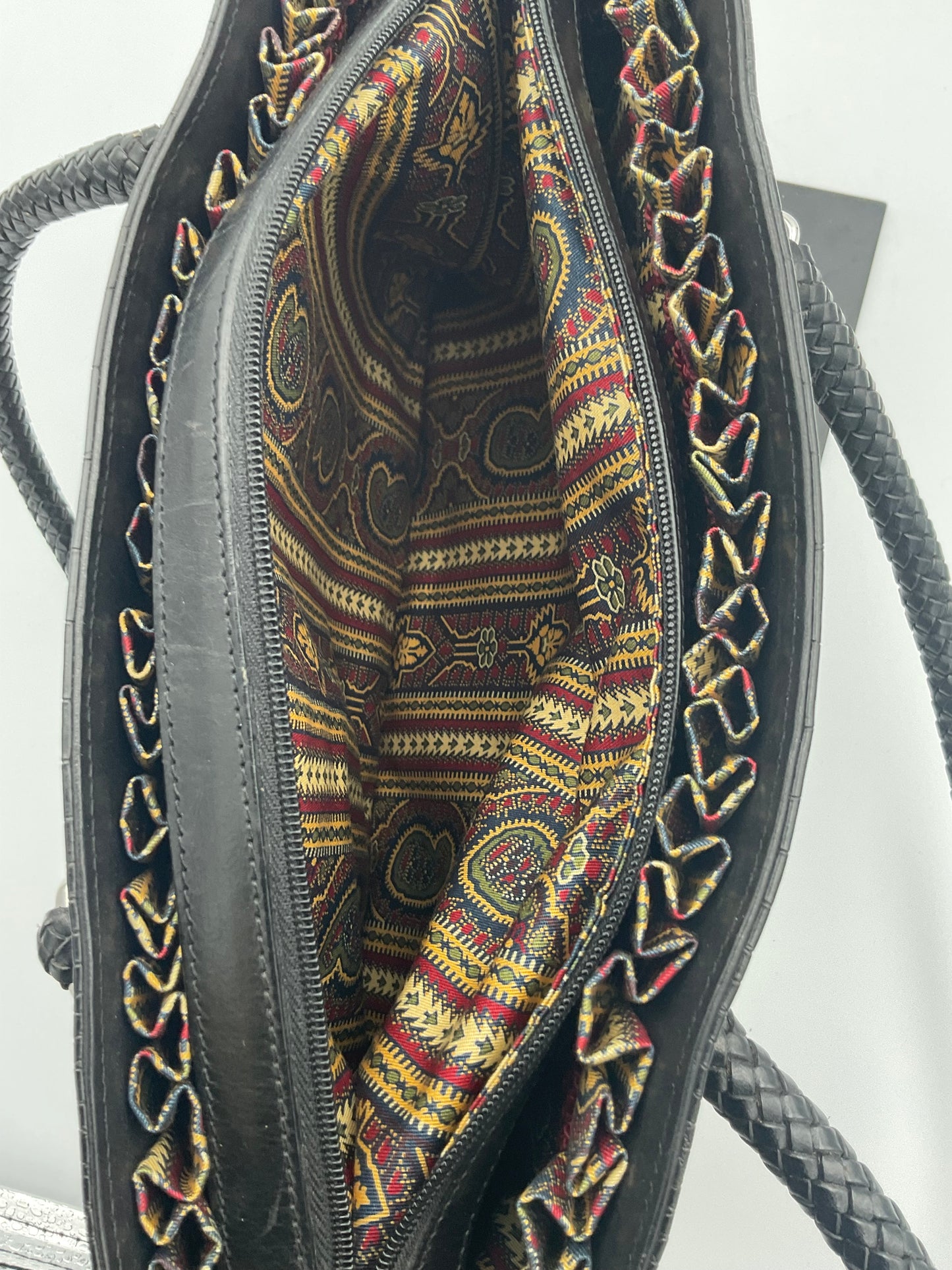 Brighton Blue and Cream Plaid  Tote Bag