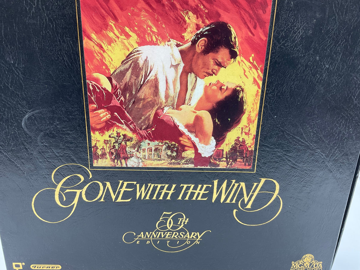 Gone With the Wind 50th Annivwesary VHS Box Set 1989 COA Program Limited